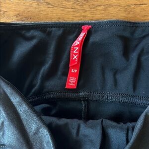 SPANX Shiny Black Leggings